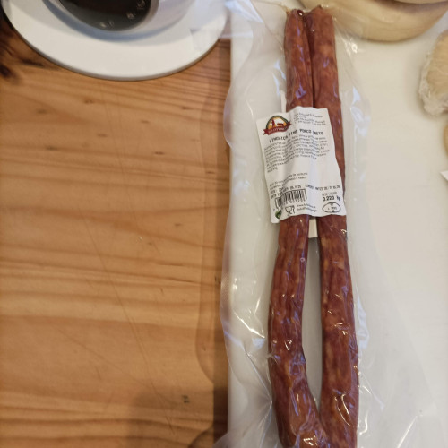 linguiça de porco preto